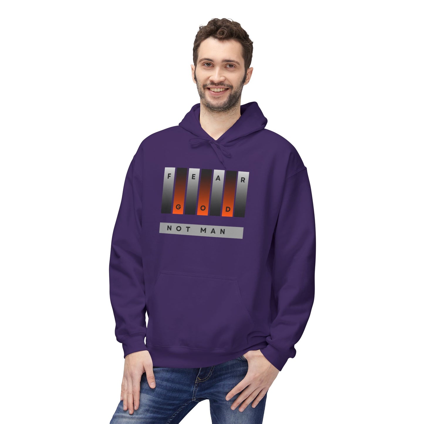Fear God, Not Man - Unisex Outdoor Hoodie