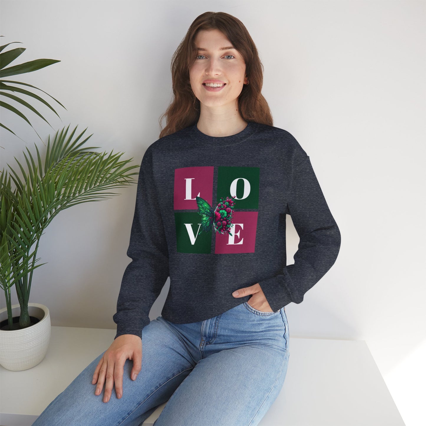 LOVED Unisex Crewneck Sweatshirt