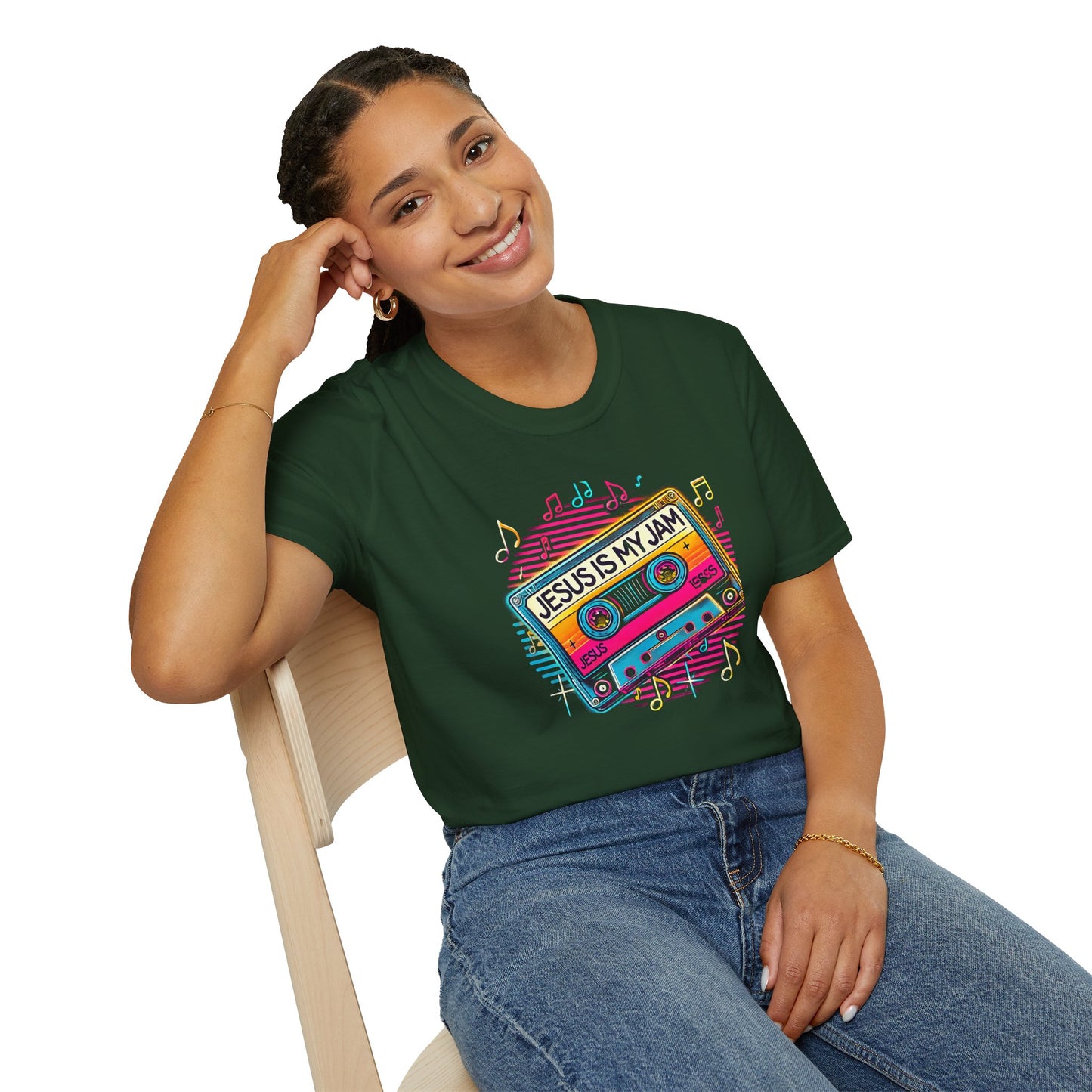Retro 'Jesus is my Jam' Unisex Tee