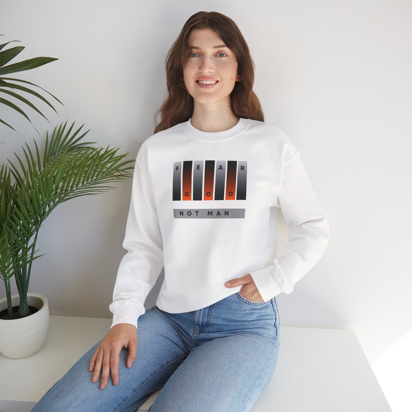Fear God Not Man Unisex Crewneck Sweatshirt