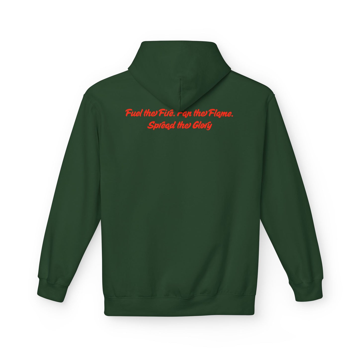 Revival Flame Fleece Hoodie - Unisex Outdoor Hoodie for Passionate Living