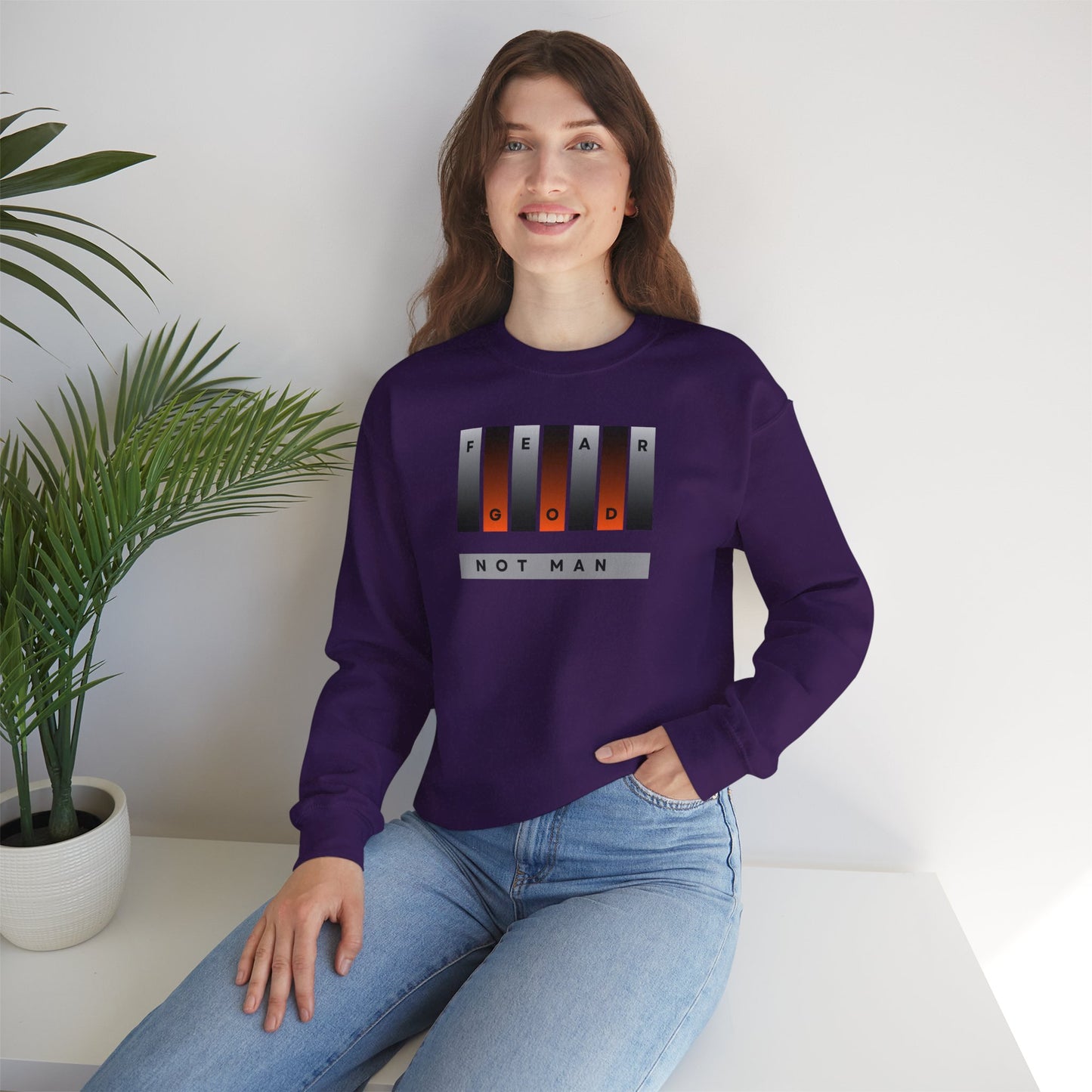 Fear God Not Man Unisex Crewneck Sweatshirt