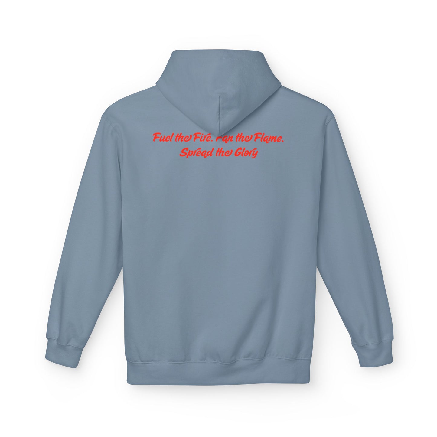 Revival Flame Fleece Hoodie - Unisex Outdoor Hoodie for Passionate Living