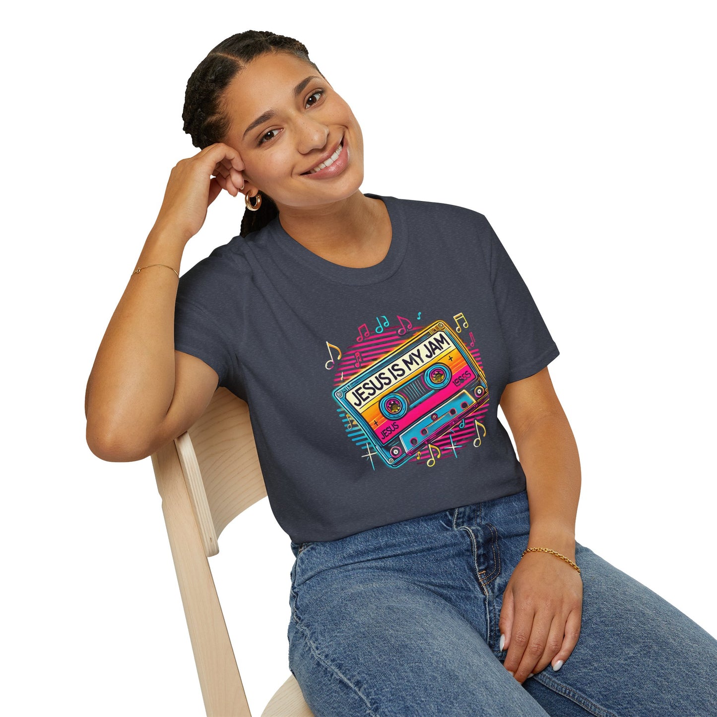 Retro 'Jesus is my Jam' Unisex Tee