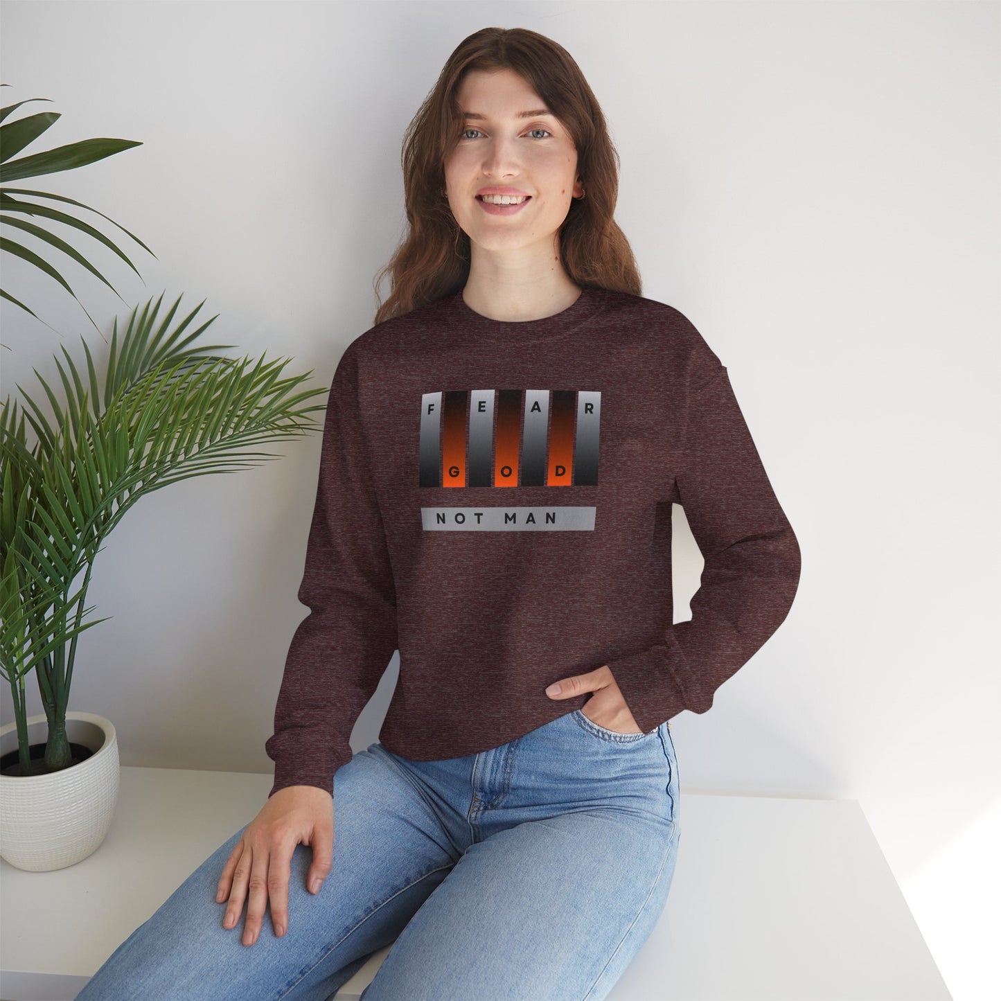 Fear God Not Man Unisex Crewneck Sweatshirt