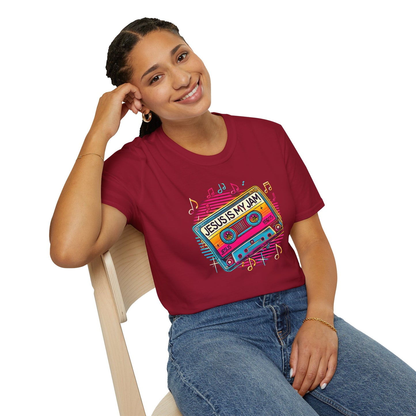 Retro 'Jesus is my Jam' Unisex Tee