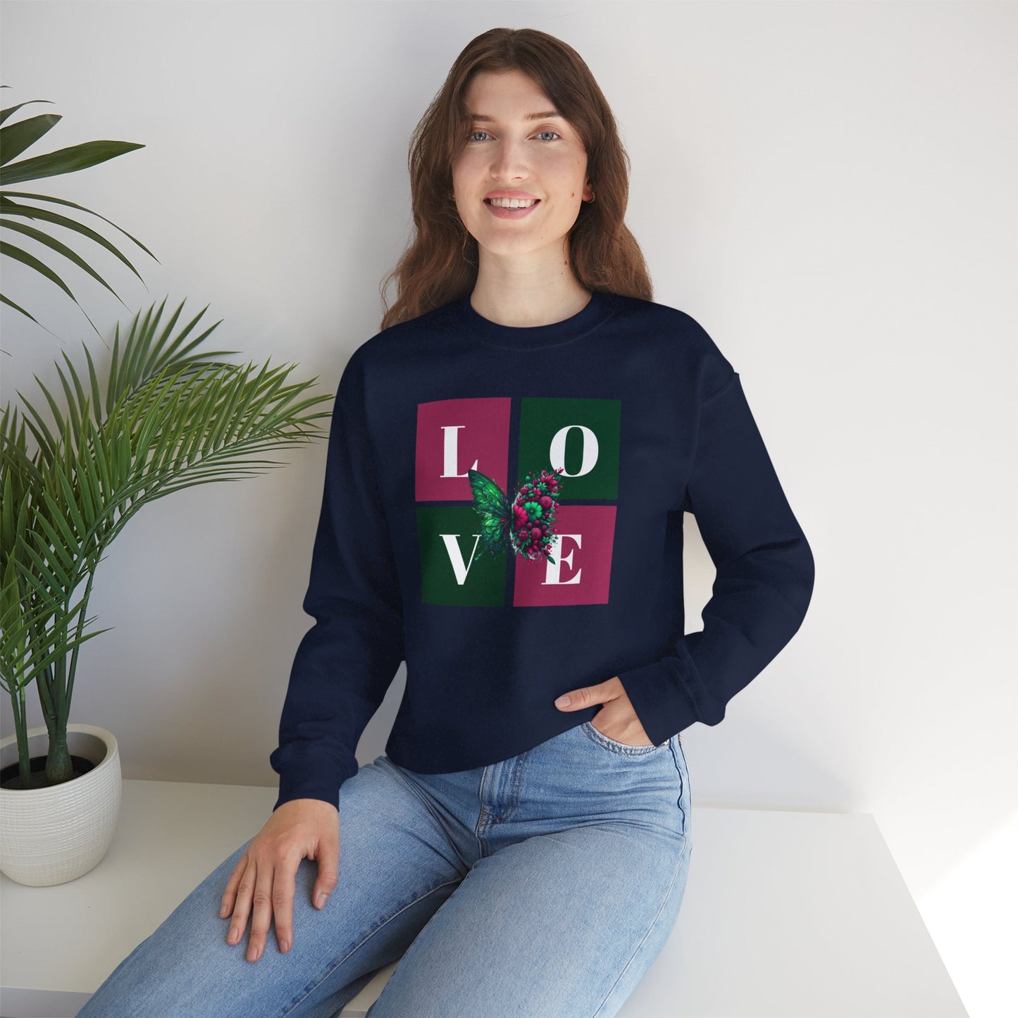 LOVED Unisex Crewneck Sweatshirt