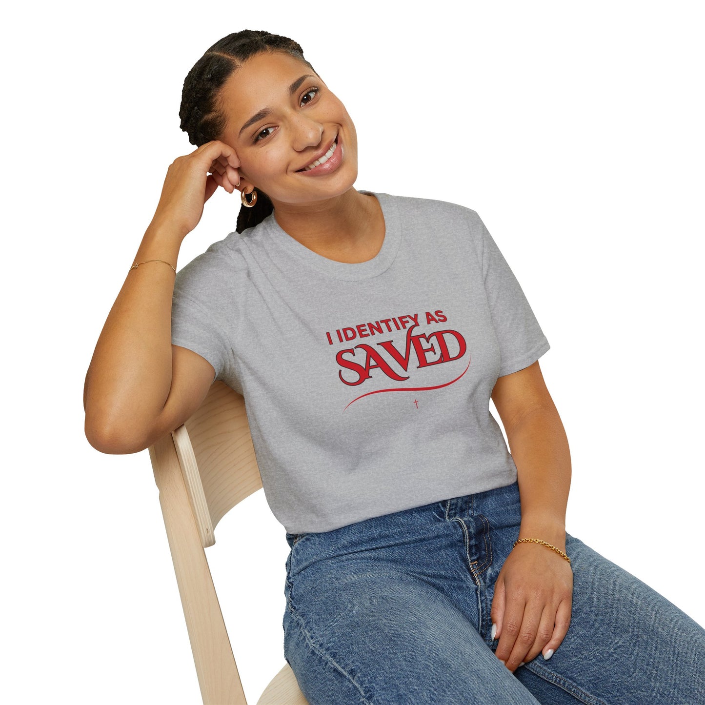 I Identify as Saved Unisex Tee