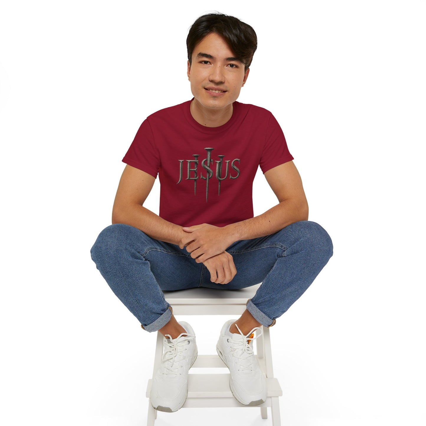 "JESUS" T-Shirt – Nails of Redemption Edition