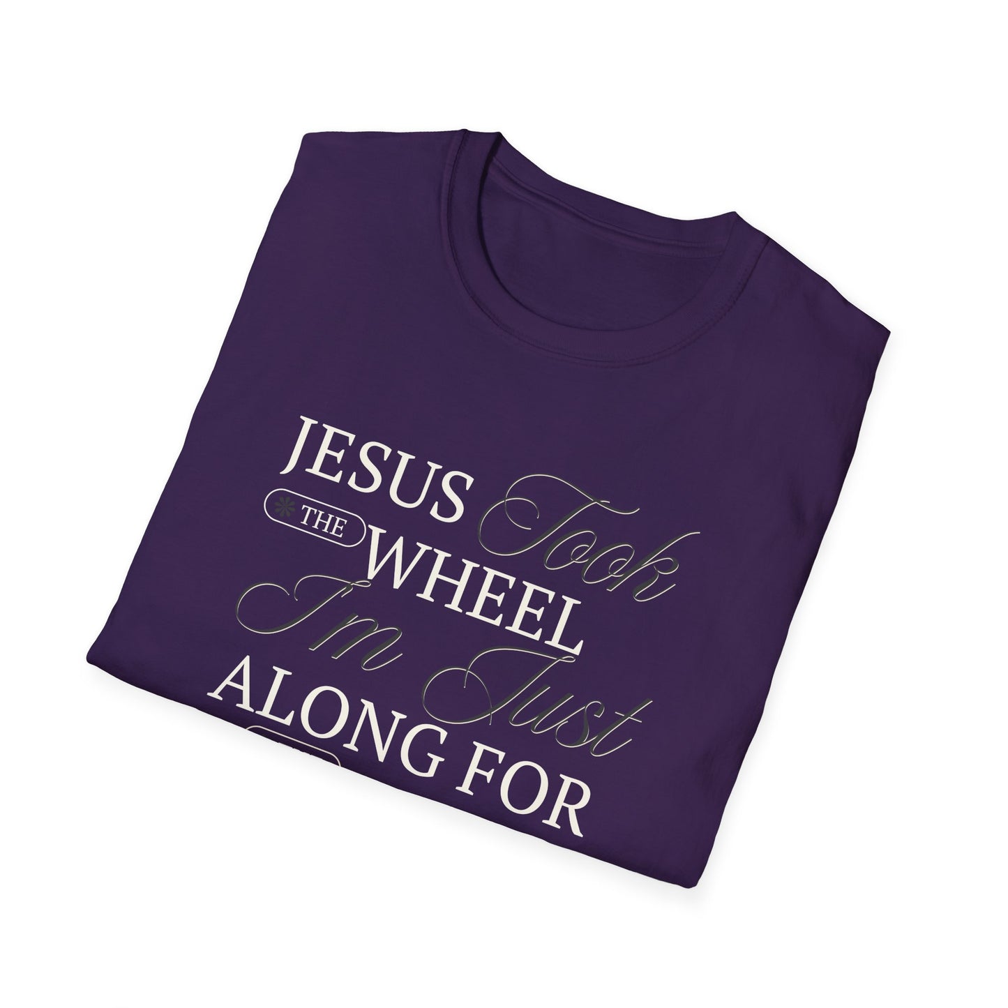Jesus Took the Wheel Design - Christian Unisex Tee