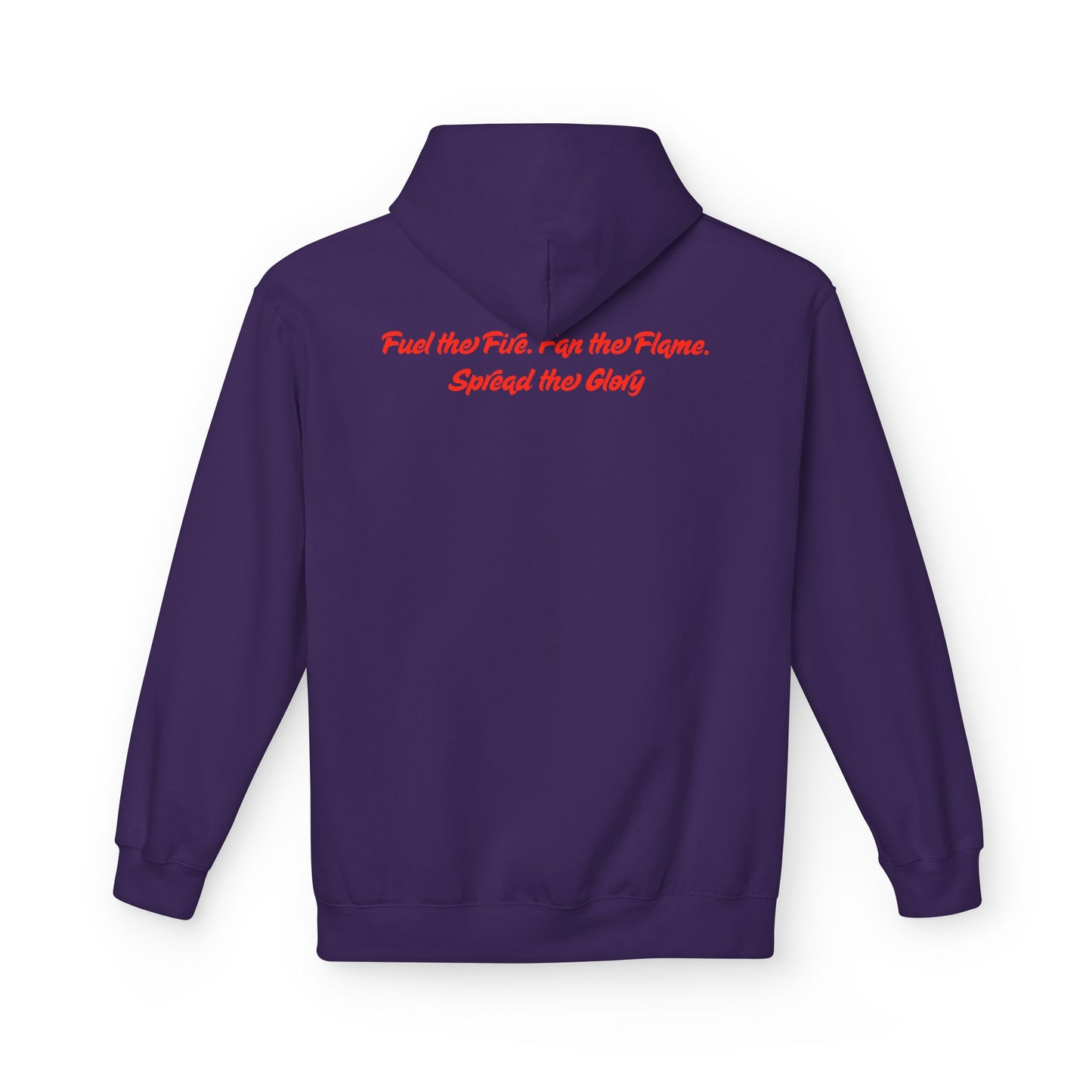 Revival Flame Fleece Hoodie - Unisex Outdoor Hoodie for Passionate Living