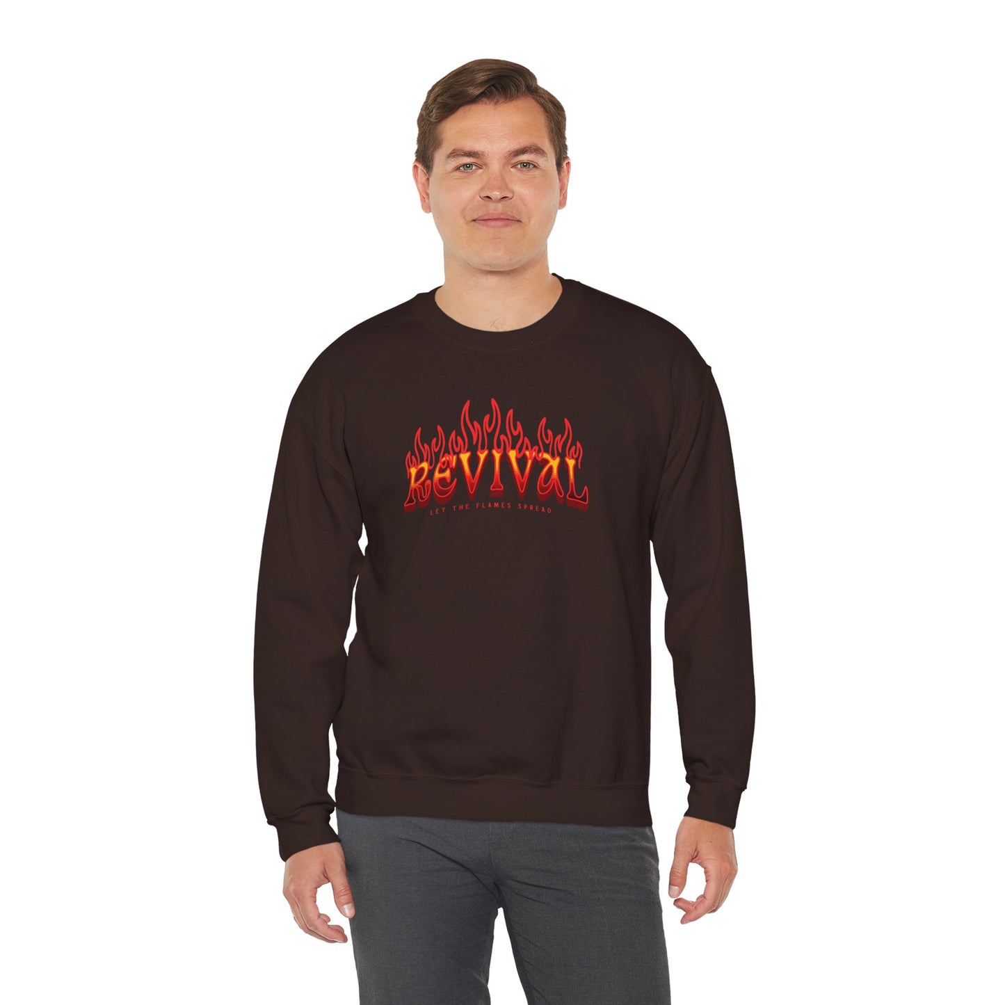 Flames of Revival Unisex Crewneck Sweatshirt