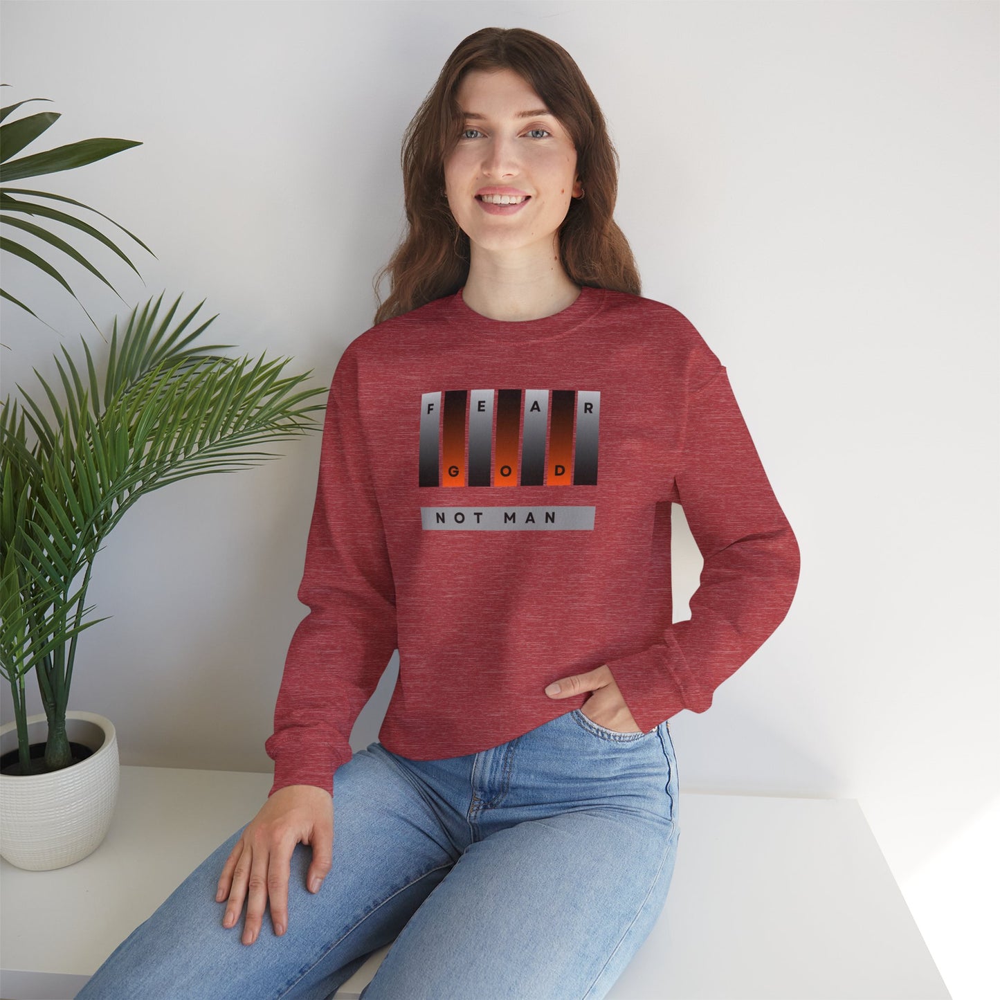 Fear God Not Man Unisex Crewneck Sweatshirt
