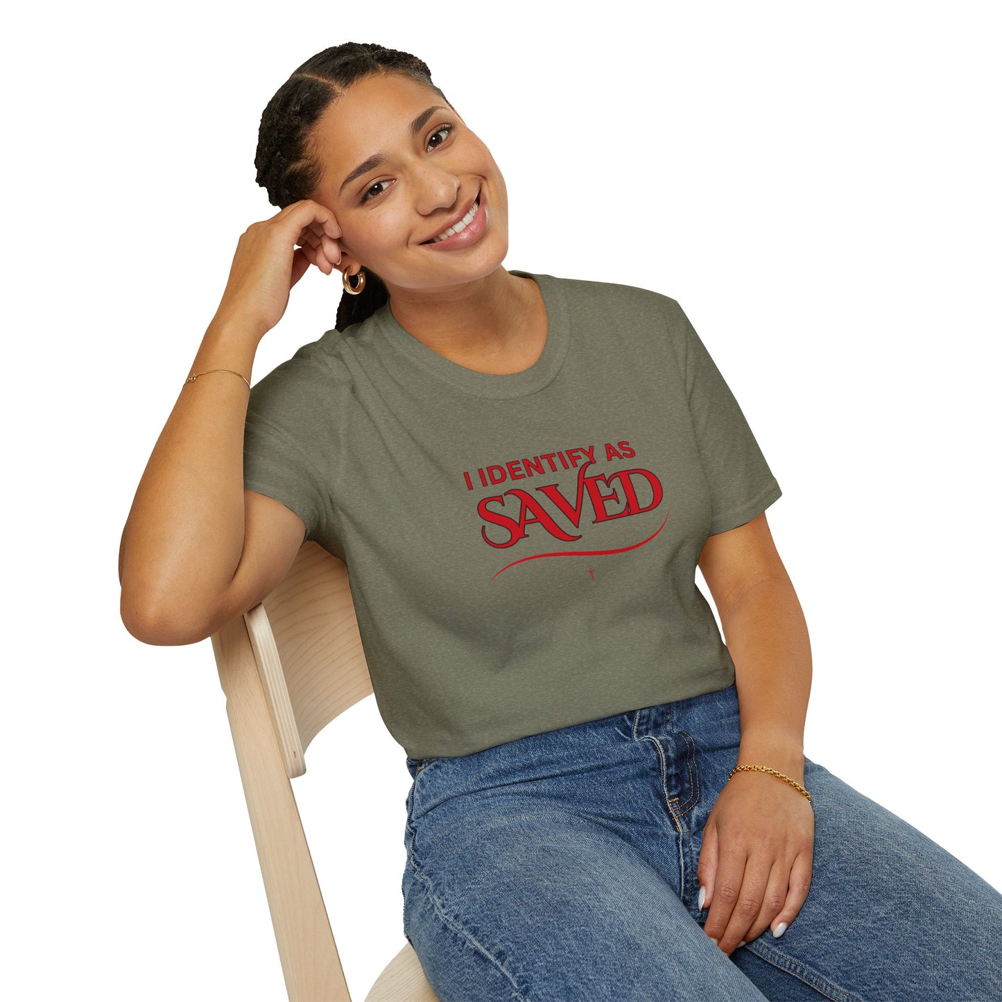 I Identify as Saved Unisex Tee