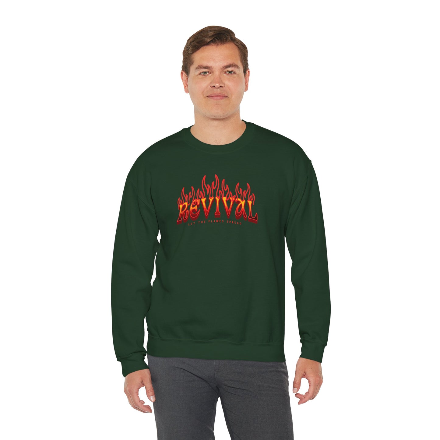 Flames of Revival Unisex Crewneck Sweatshirt