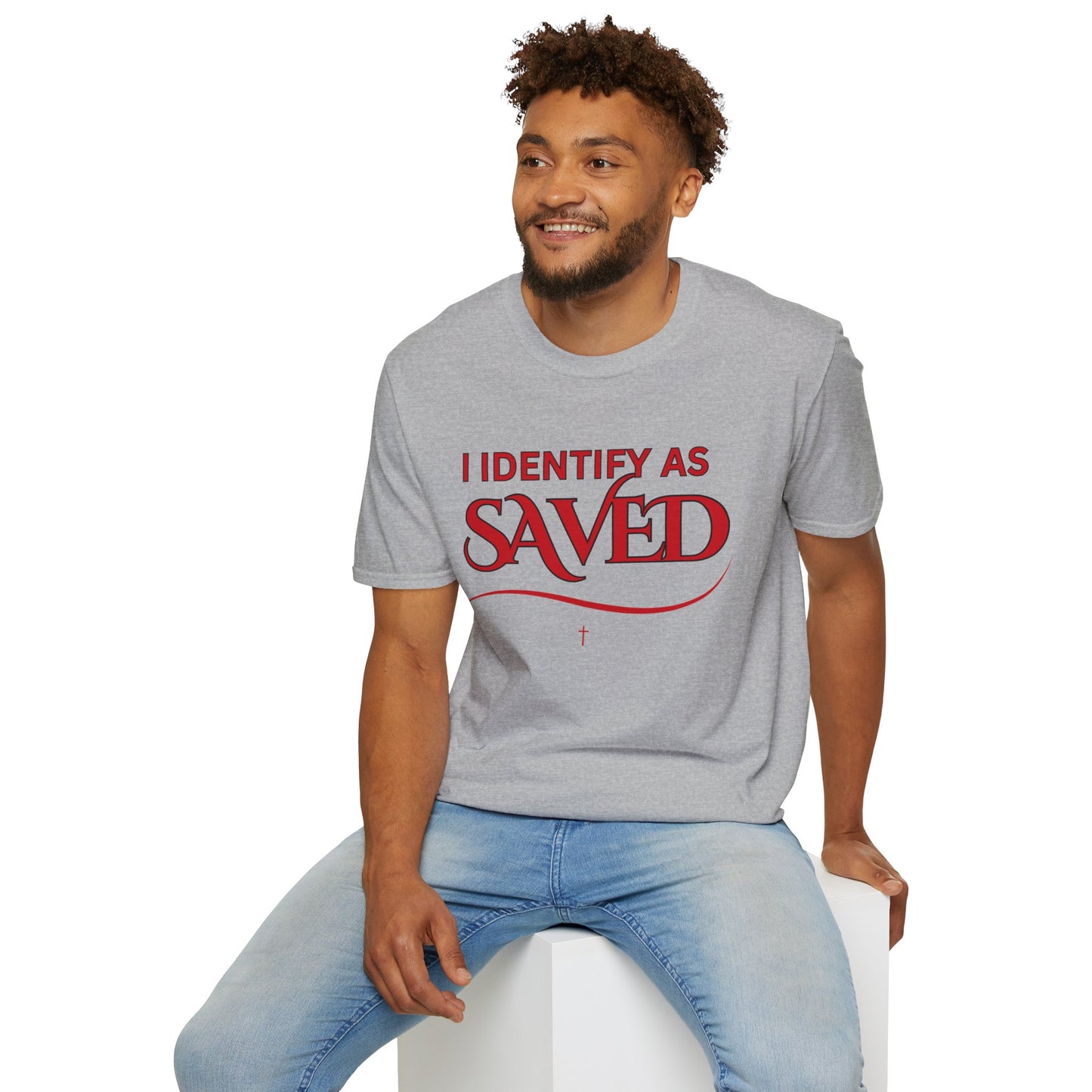 I Identify as Saved Unisex Tee