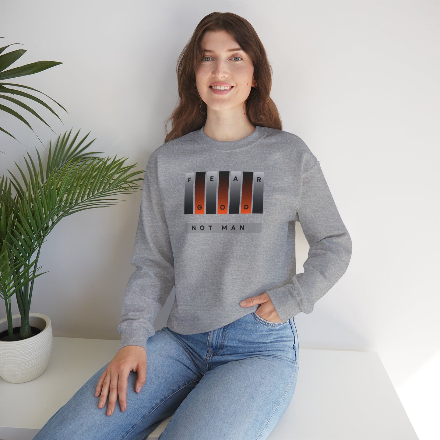 Fear God Not Man Unisex Crewneck Sweatshirt