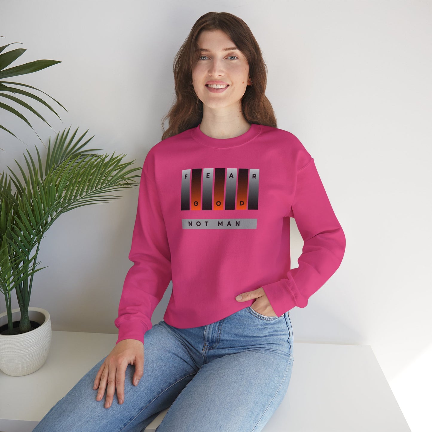 Fear God Not Man Unisex Crewneck Sweatshirt