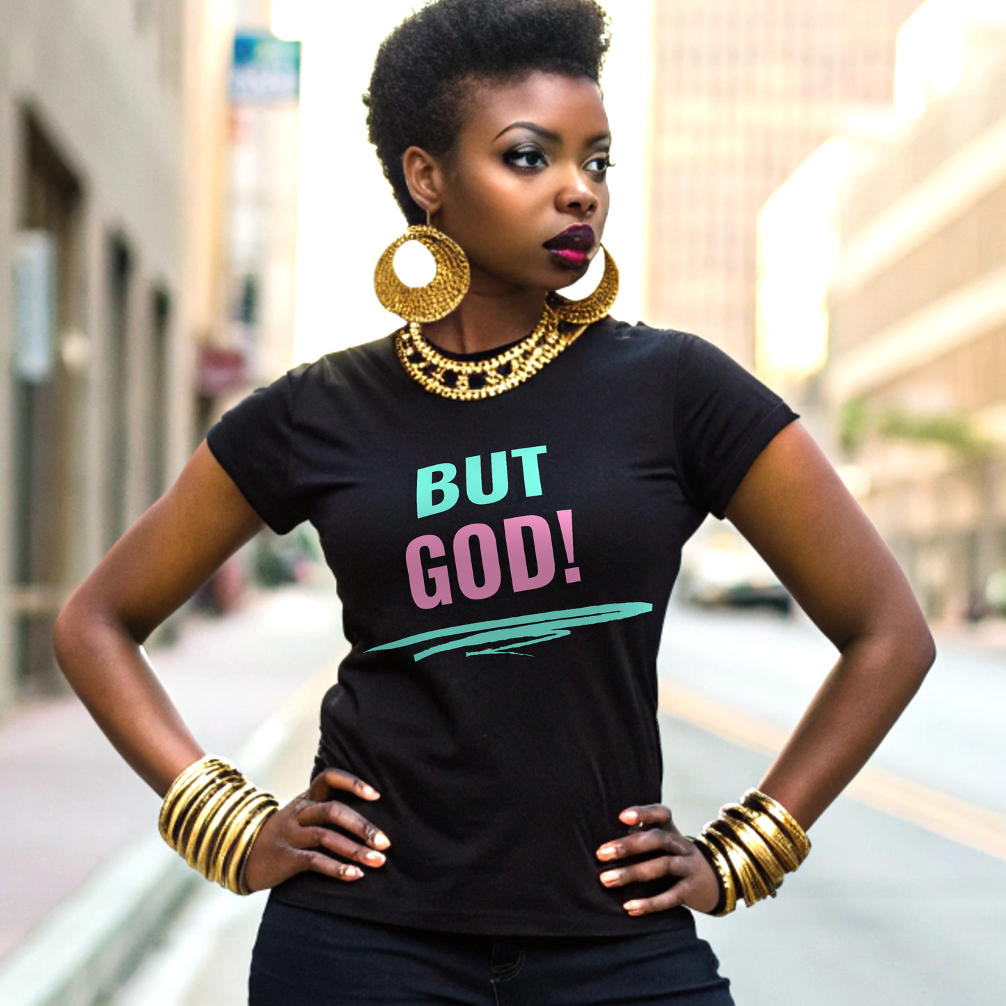But God Unisex Crew unisex Tee