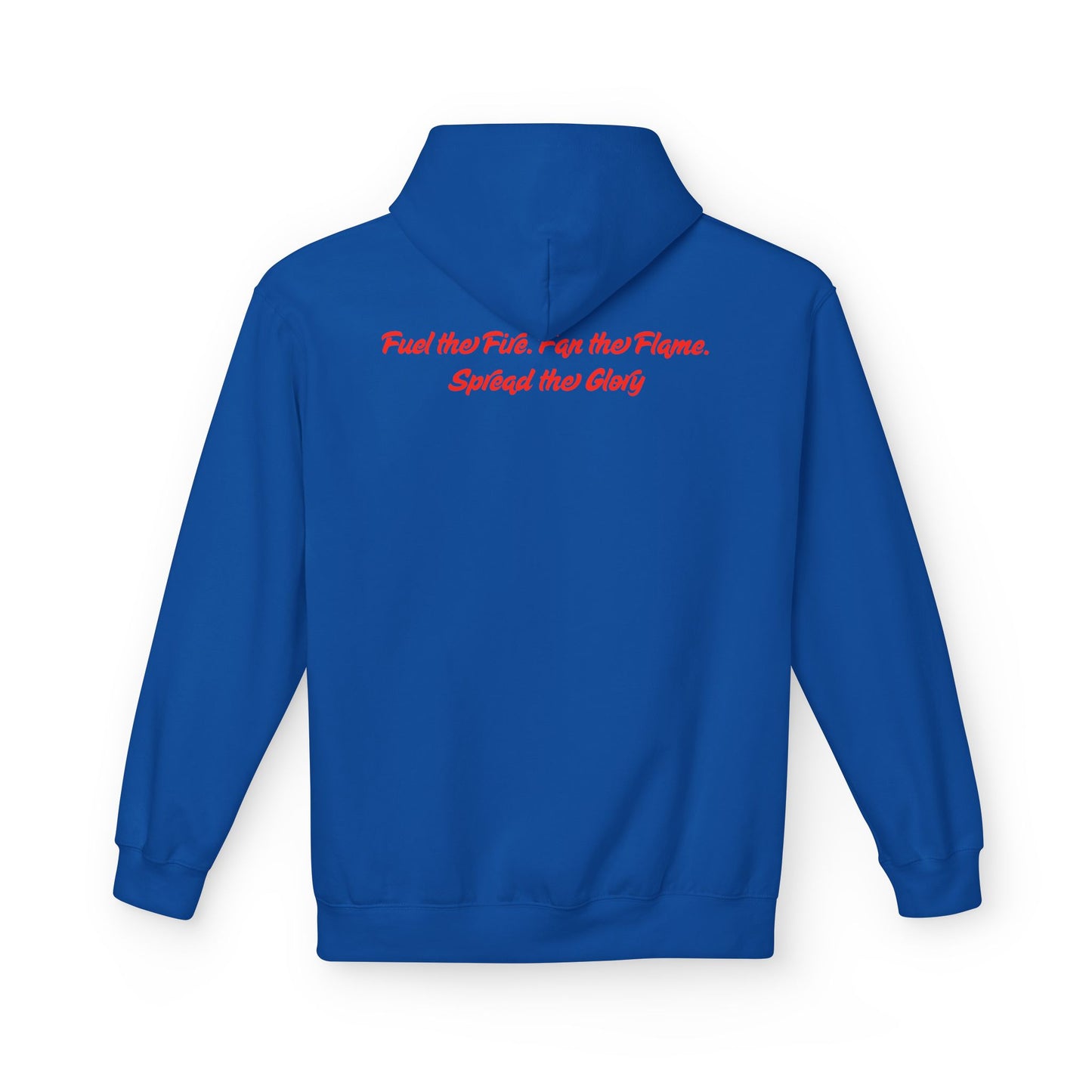 Revival Flame Fleece Hoodie - Unisex Outdoor Hoodie for Passionate Living