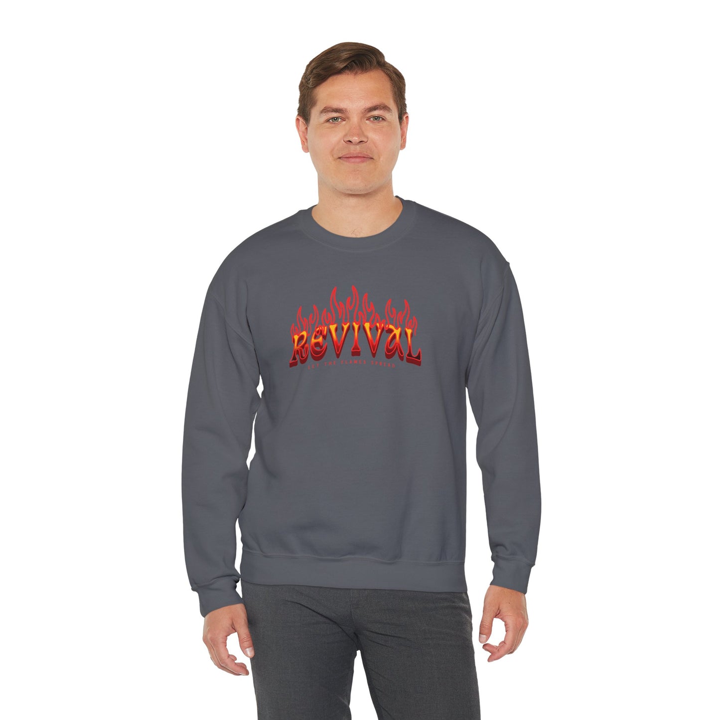 Flames of Revival Unisex Crewneck Sweatshirt