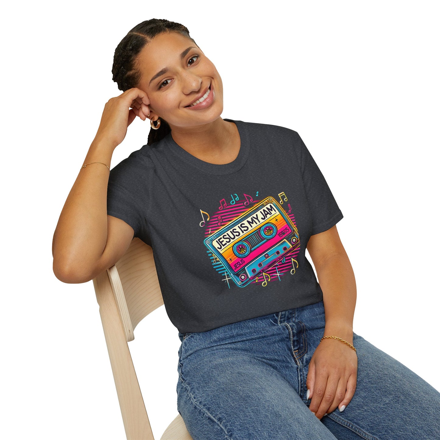 Retro 'Jesus is my Jam' Unisex Tee