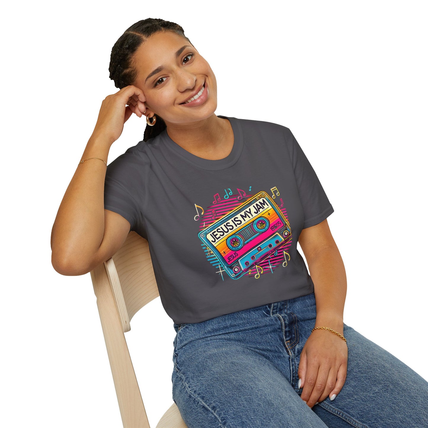 Retro 'Jesus is my Jam' Unisex Tee