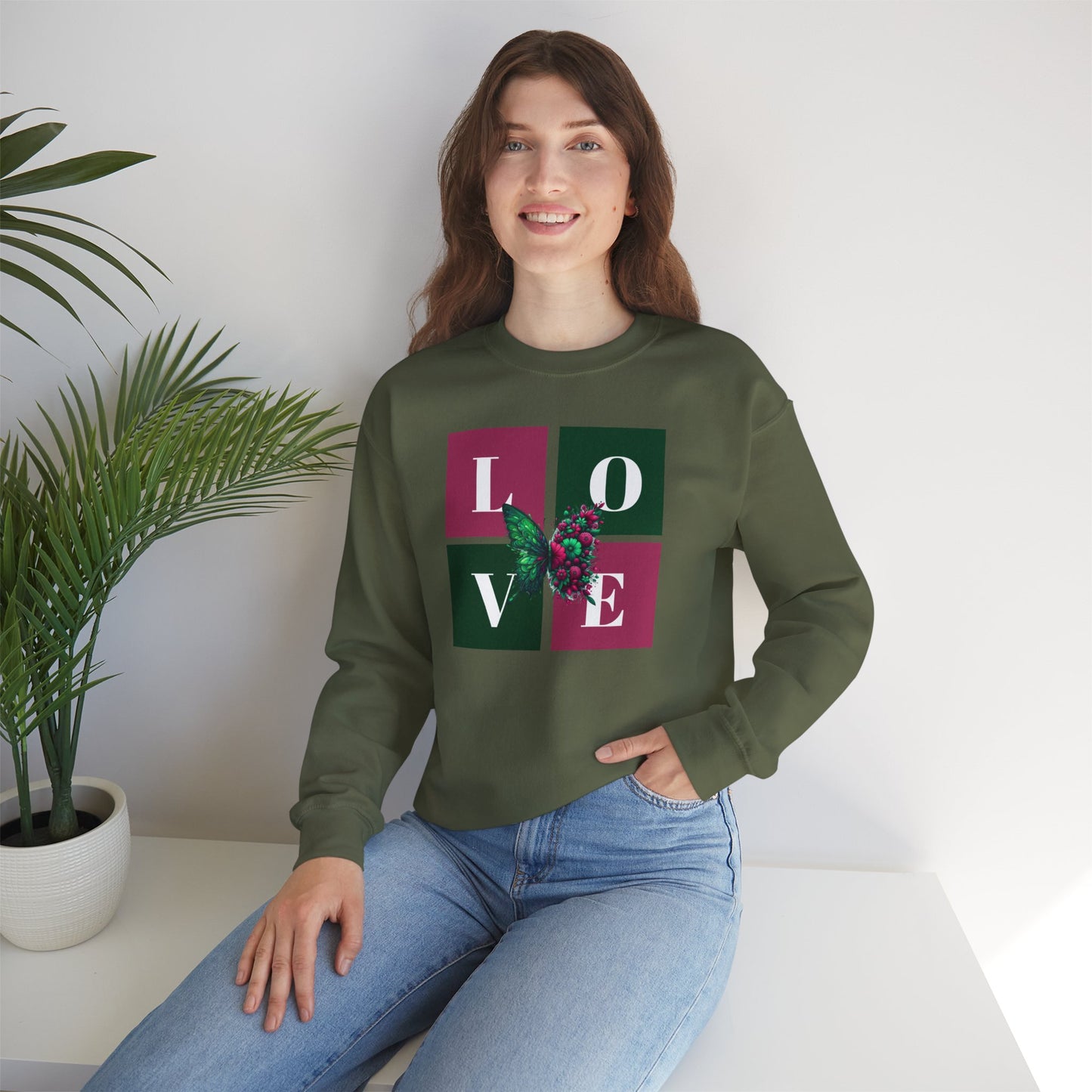 LOVED Unisex Crewneck Sweatshirt