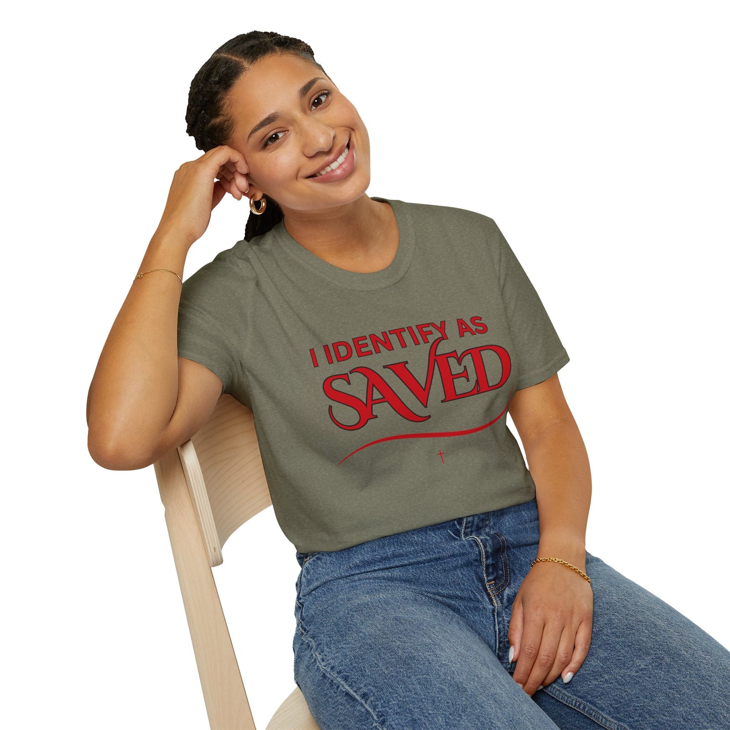 I Identify as Saved Unisex Tee